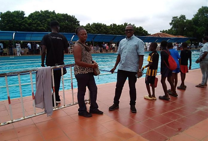 Dr. Kwaku Ofosu – Asare inspires Ghana Swimmers at National Open